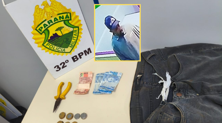 Marialva: Polícia Militar prende homem por roubo a sorveteria